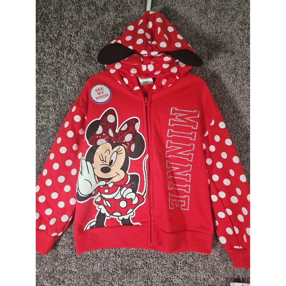Girls 5T Minnie Mouse Hoodie. Nwt